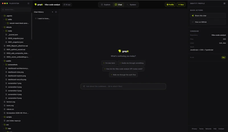 grepit — Understand Any Codebase screenshot 1