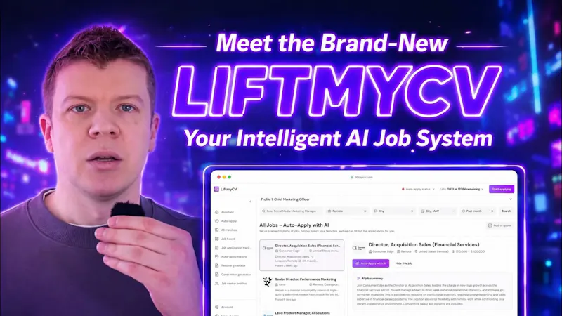 LiftmyCV 3.0 screenshot 1 (video preview)