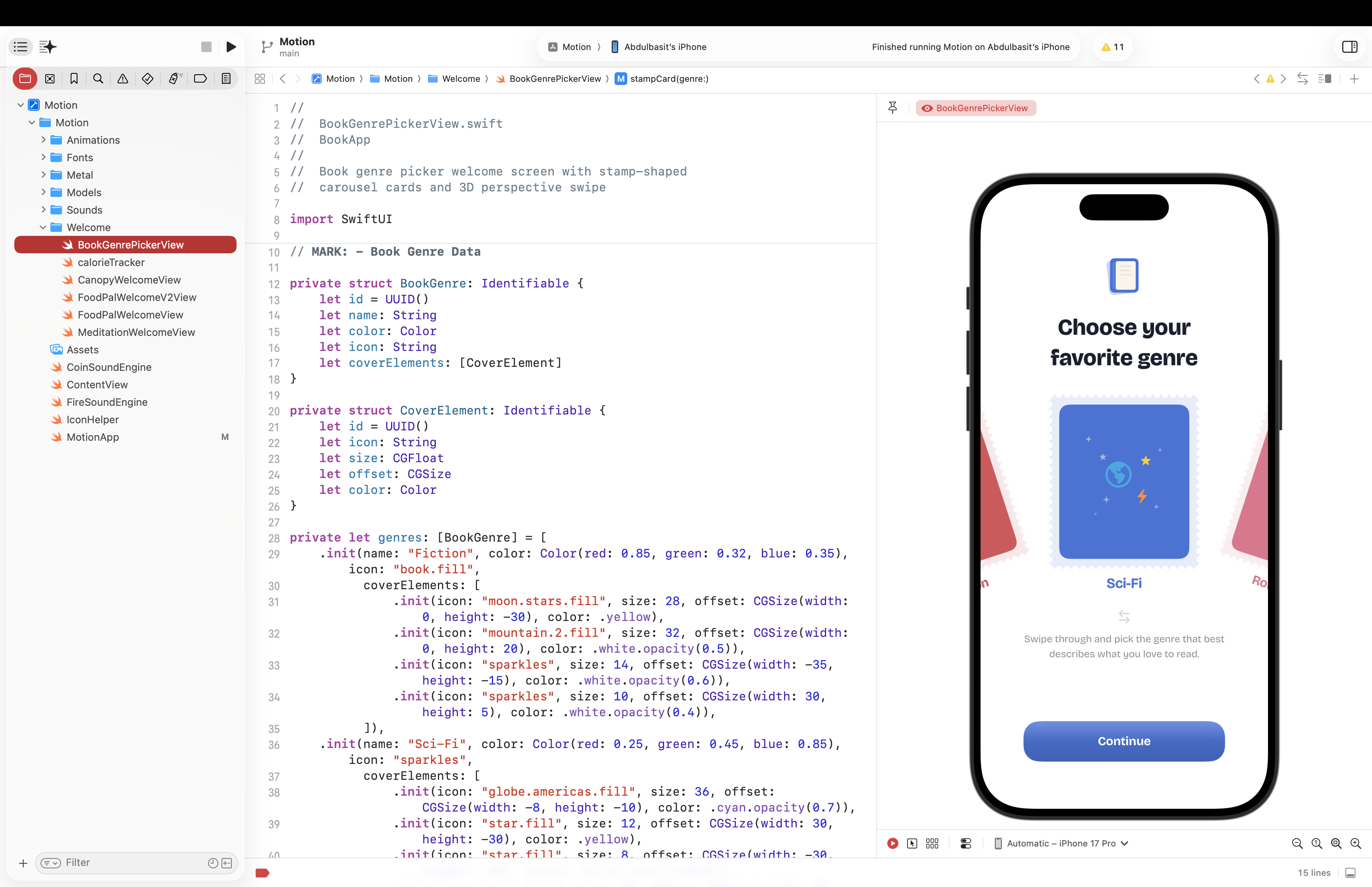 SwiftMotion gallery image