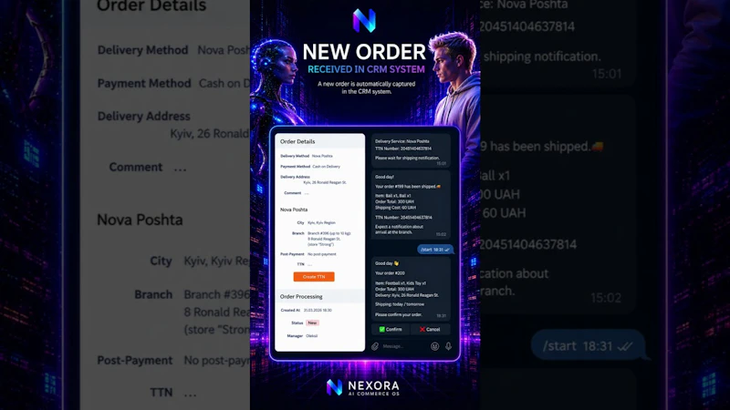 NEXORA AI Commerce OS screenshot 1 (video preview)