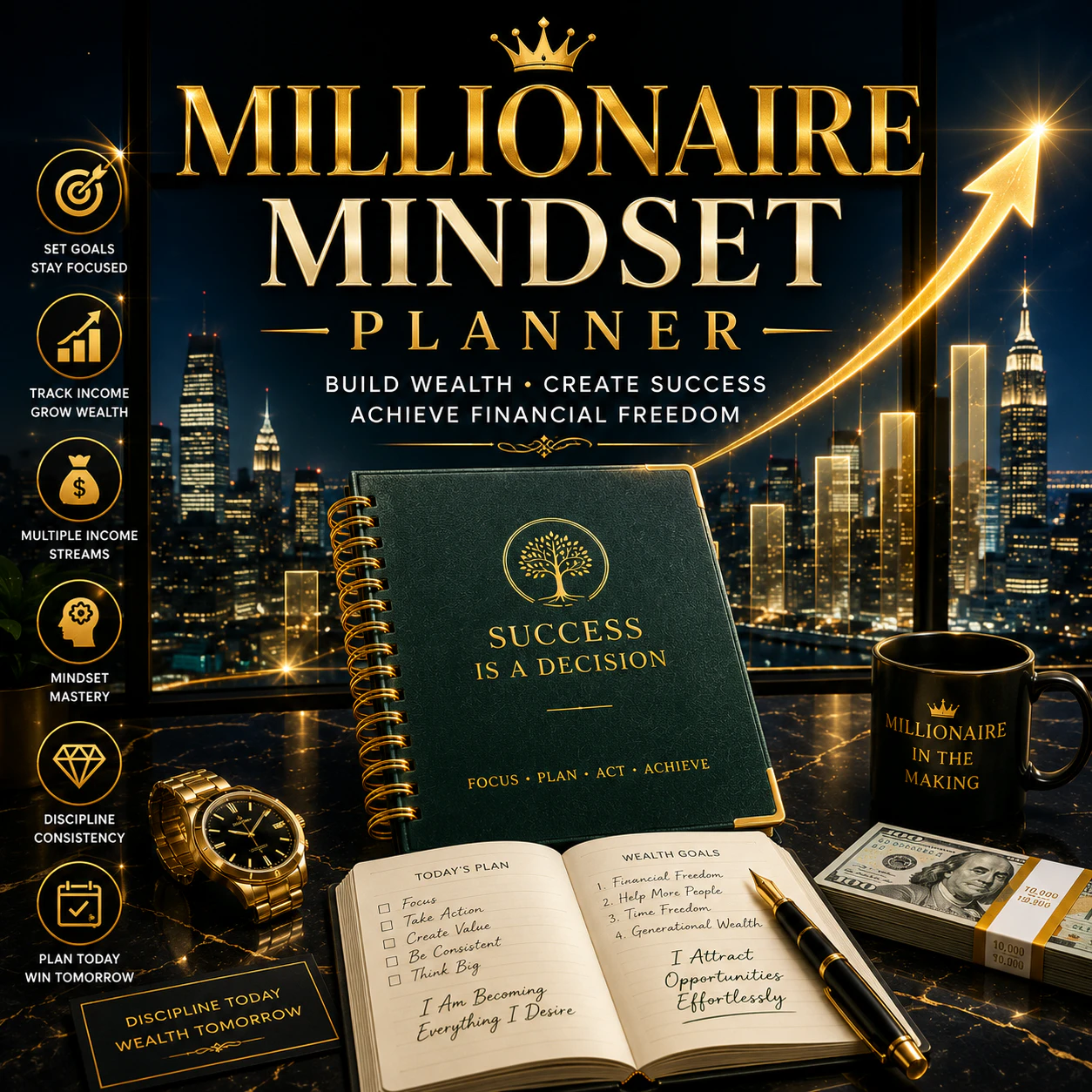 Millionaire Mindset Planner logo