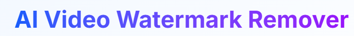 AI Video Remover