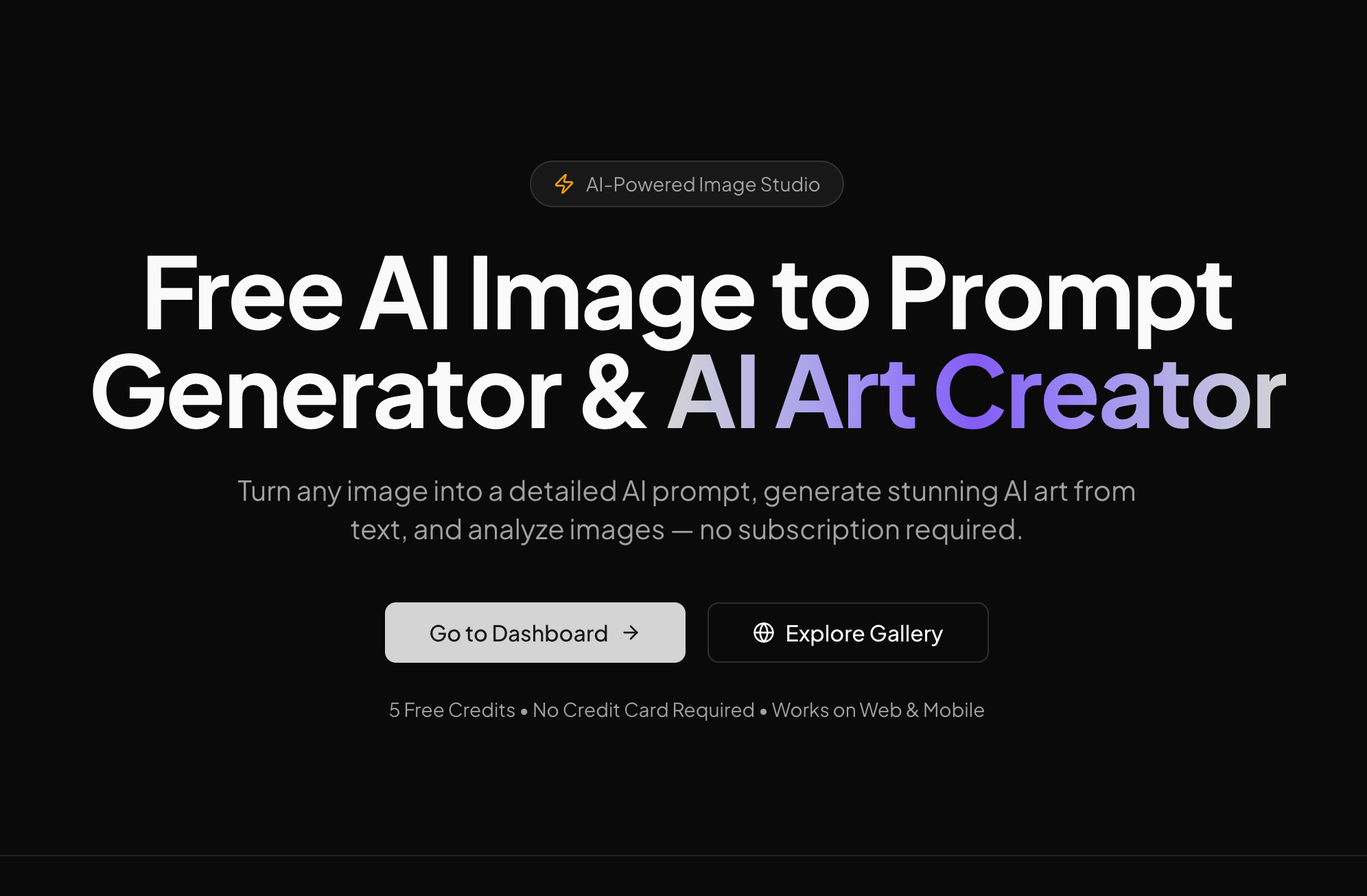Image to Prompt Generator AI gallery image