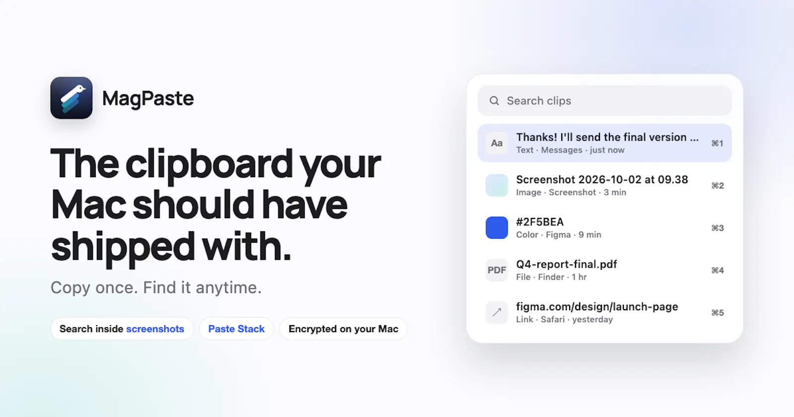 MagPaste screenshot 1