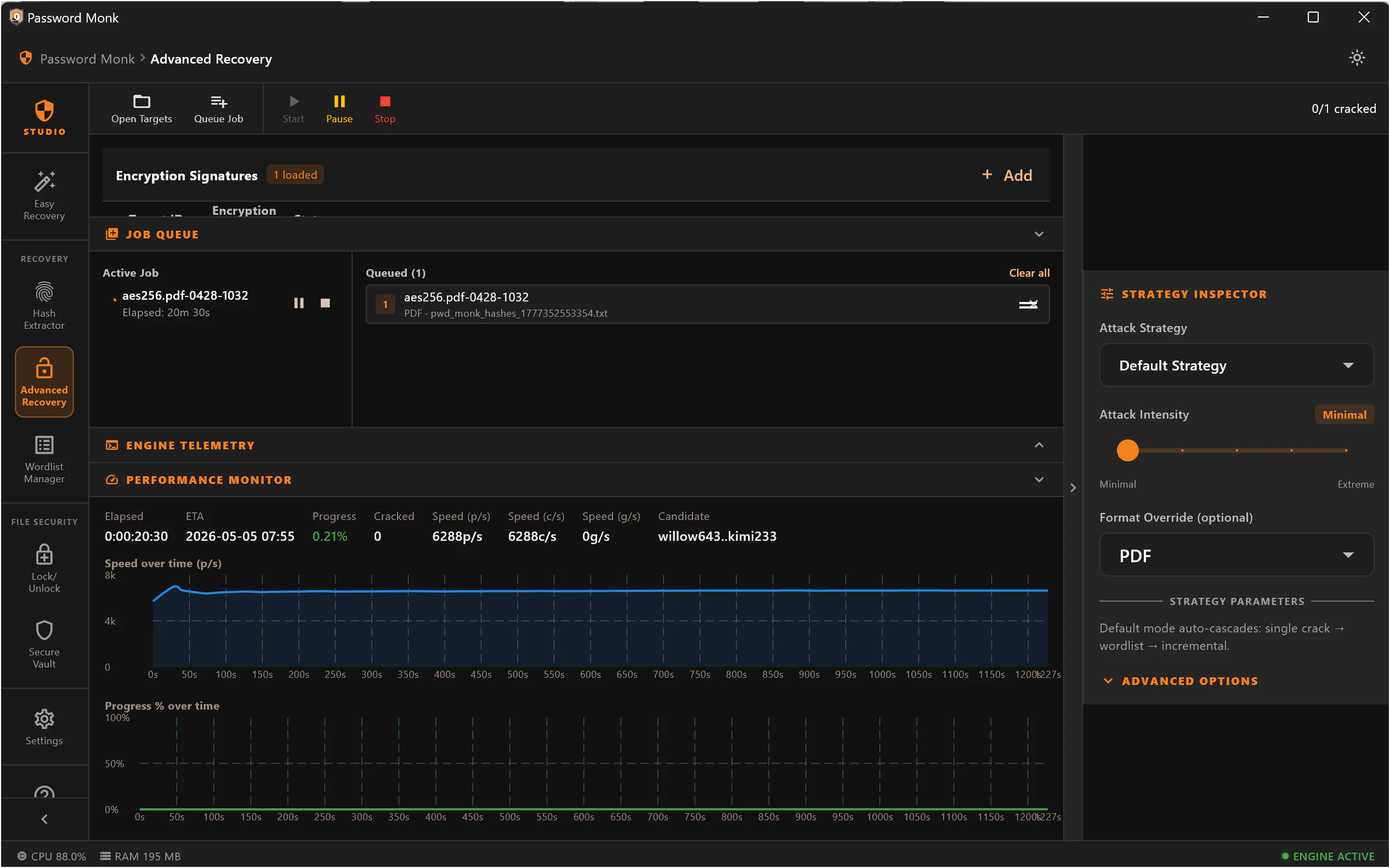Password Monk screenshot 1