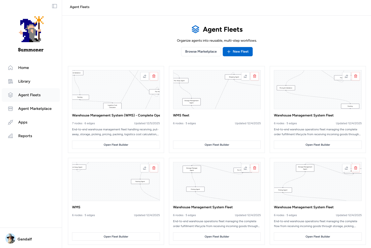 Summoner - Screenshot 2 showing product features and functionality