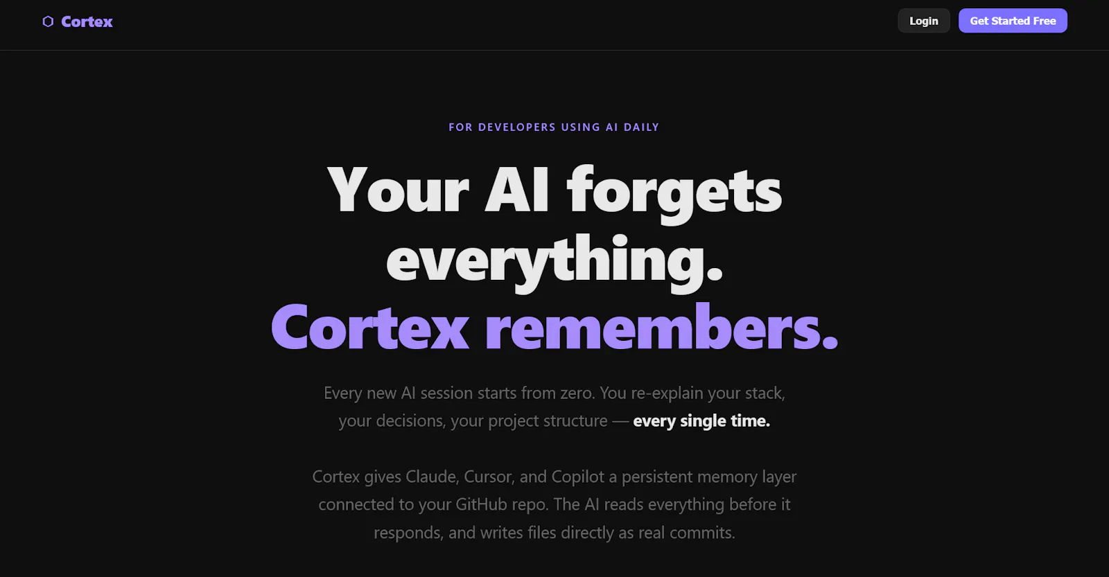 Cortex screenshot 1