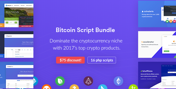 Bitcoin & Cryptocurrency PHP Scripts - 2017 Bundle gallery image