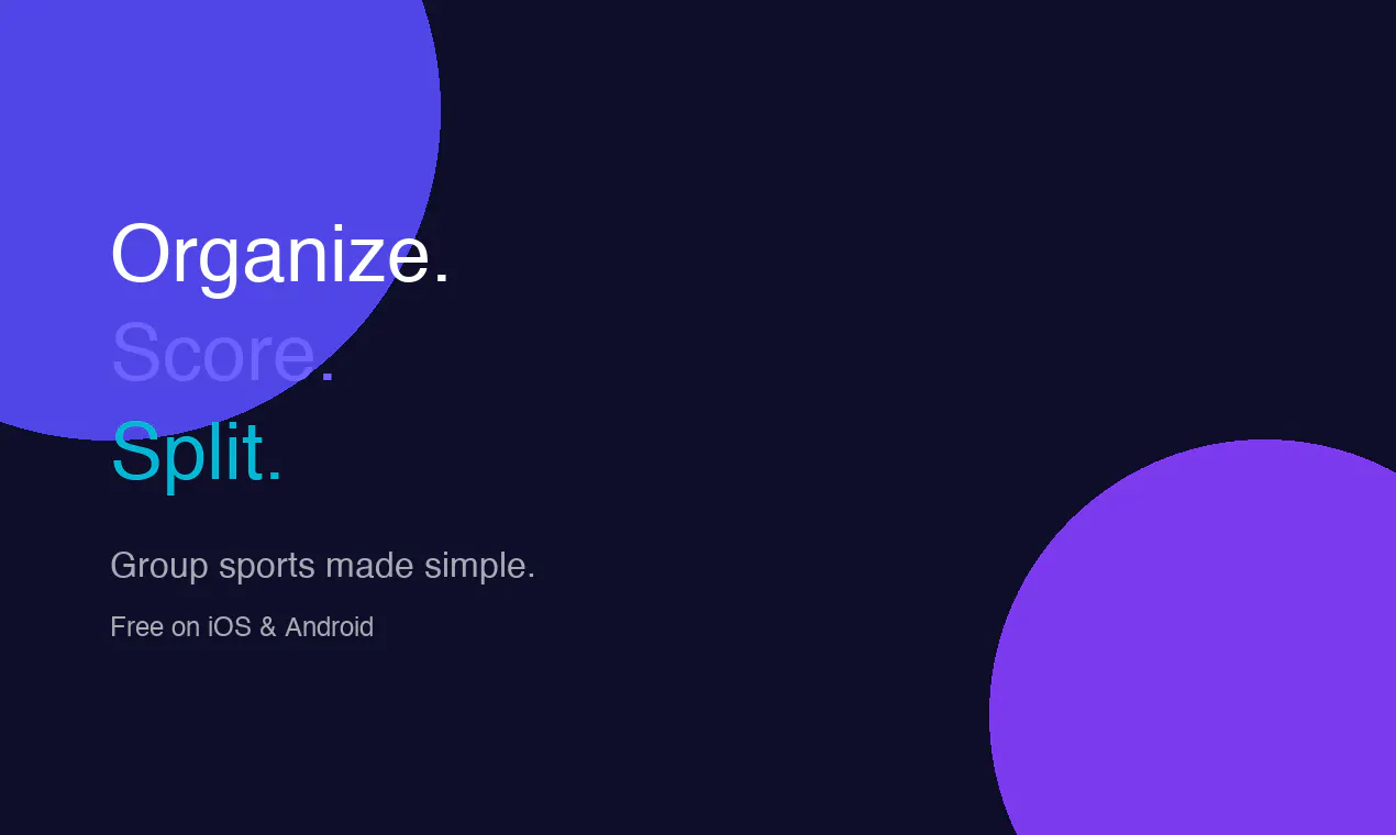 SplitPlay product banner