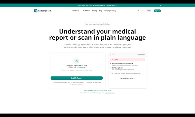 ReadingScan screenshot 2
