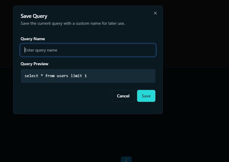AI powered MySQL client gallery image