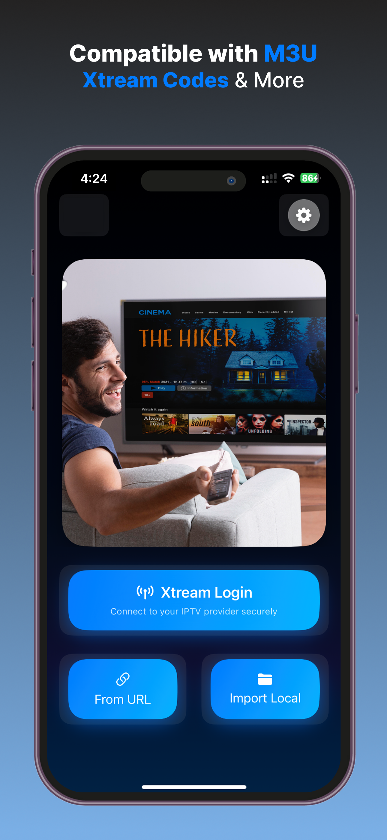 IPTV Xtream - Ваш окончательный игрок плейлиста IPTV медиа 1