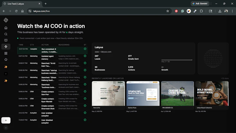 Lakyus screenshot 1