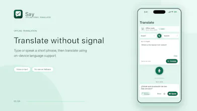 Say — Offline travel translator gallery image