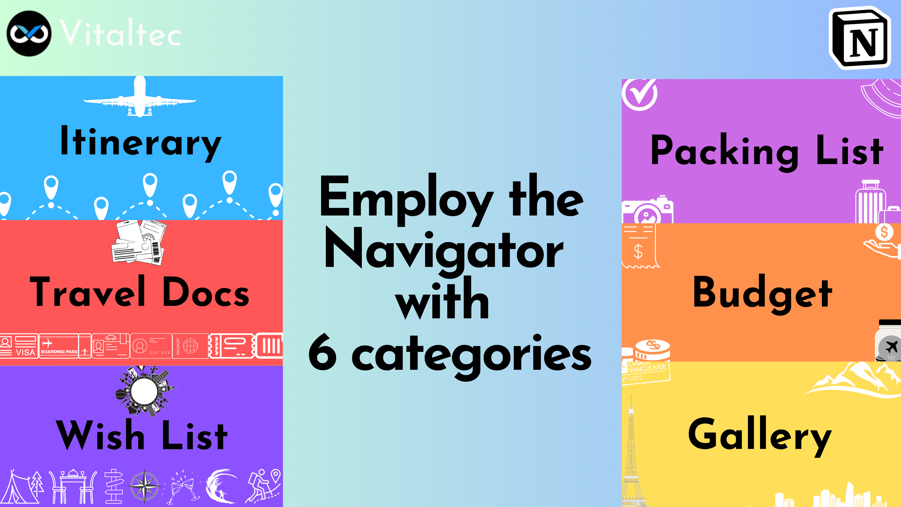 Notion Travel Planner gallery image