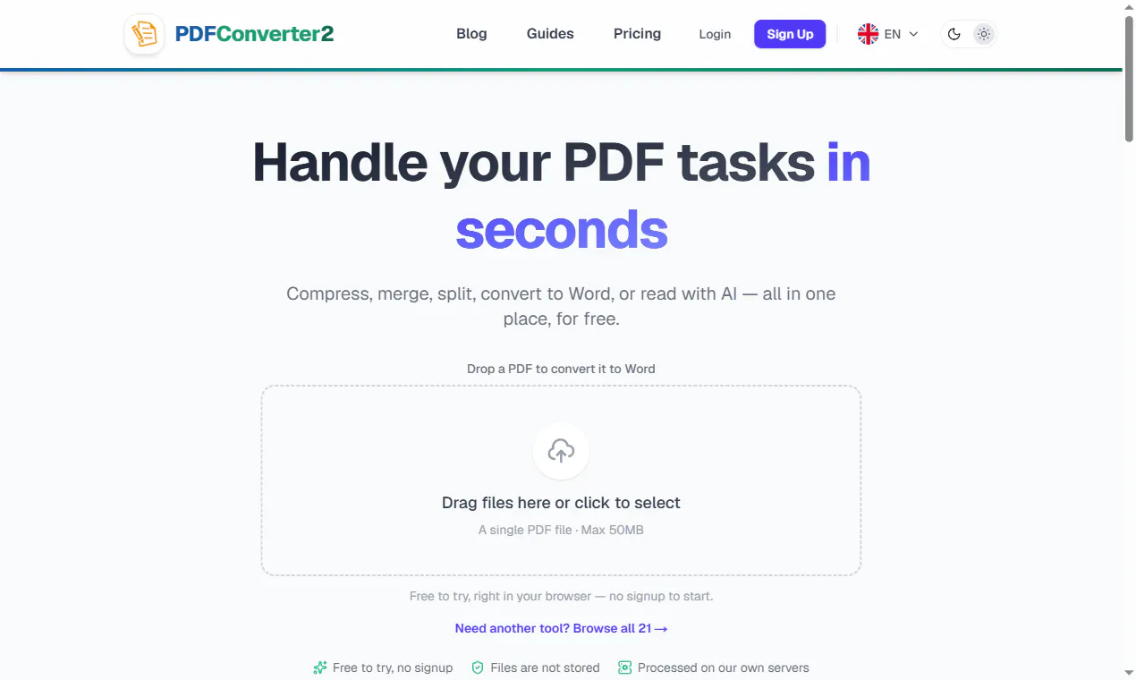 PDFConverter2 screenshot