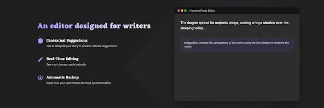 NarrativeForgeAI gallery image