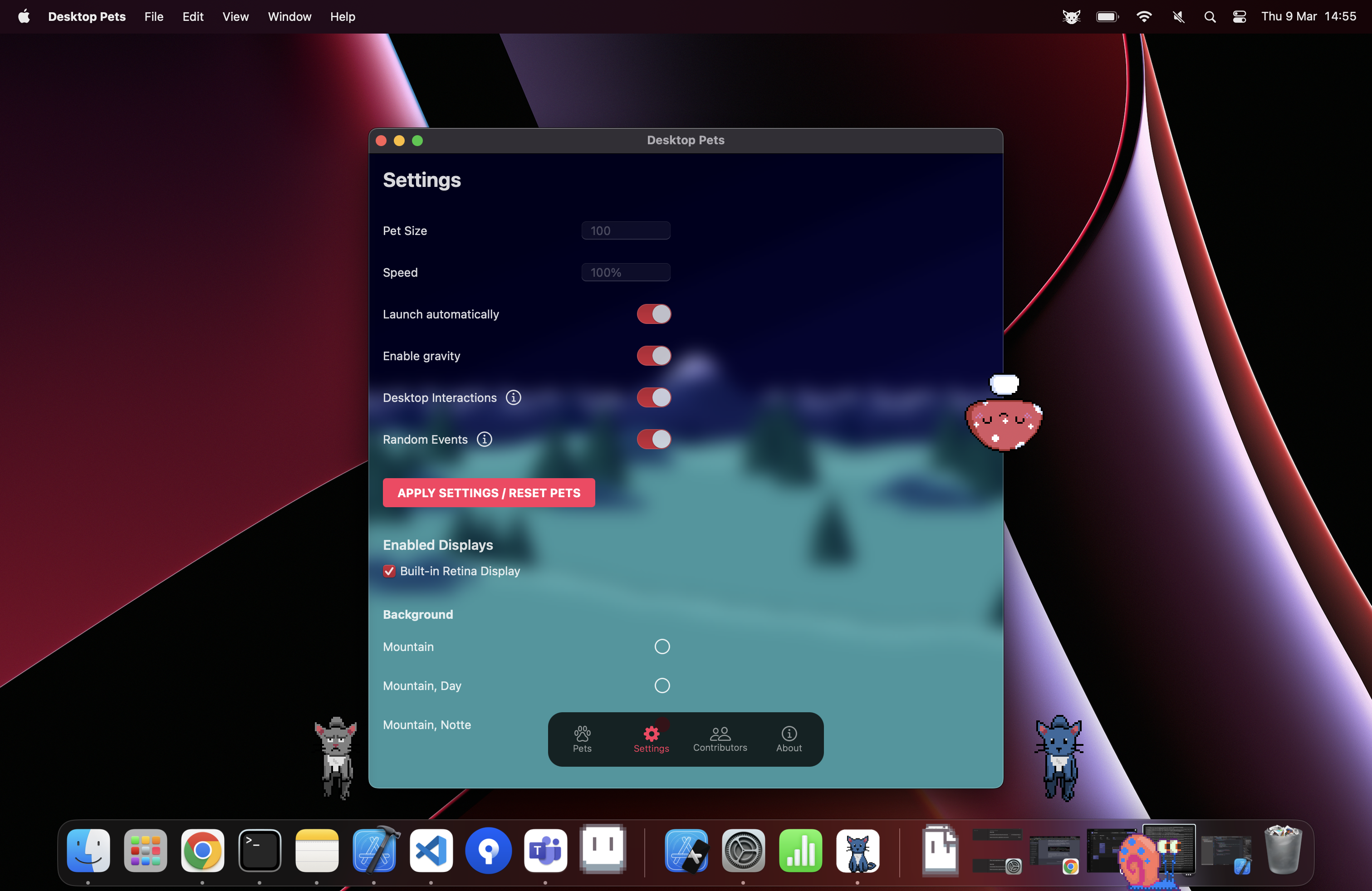 การบำบัดบิต - สัตว์เลี้ยงเดสก์ท็อปสำหรับ macOS media 2