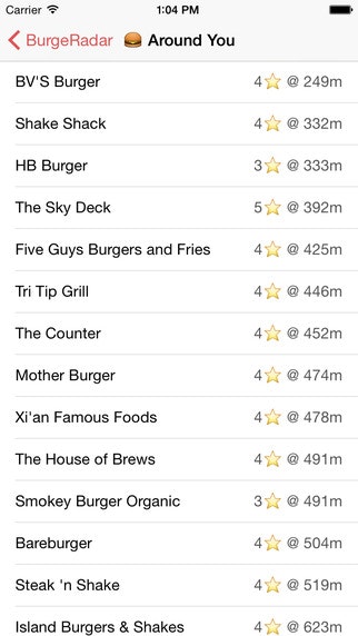 BurgeRadar gallery image