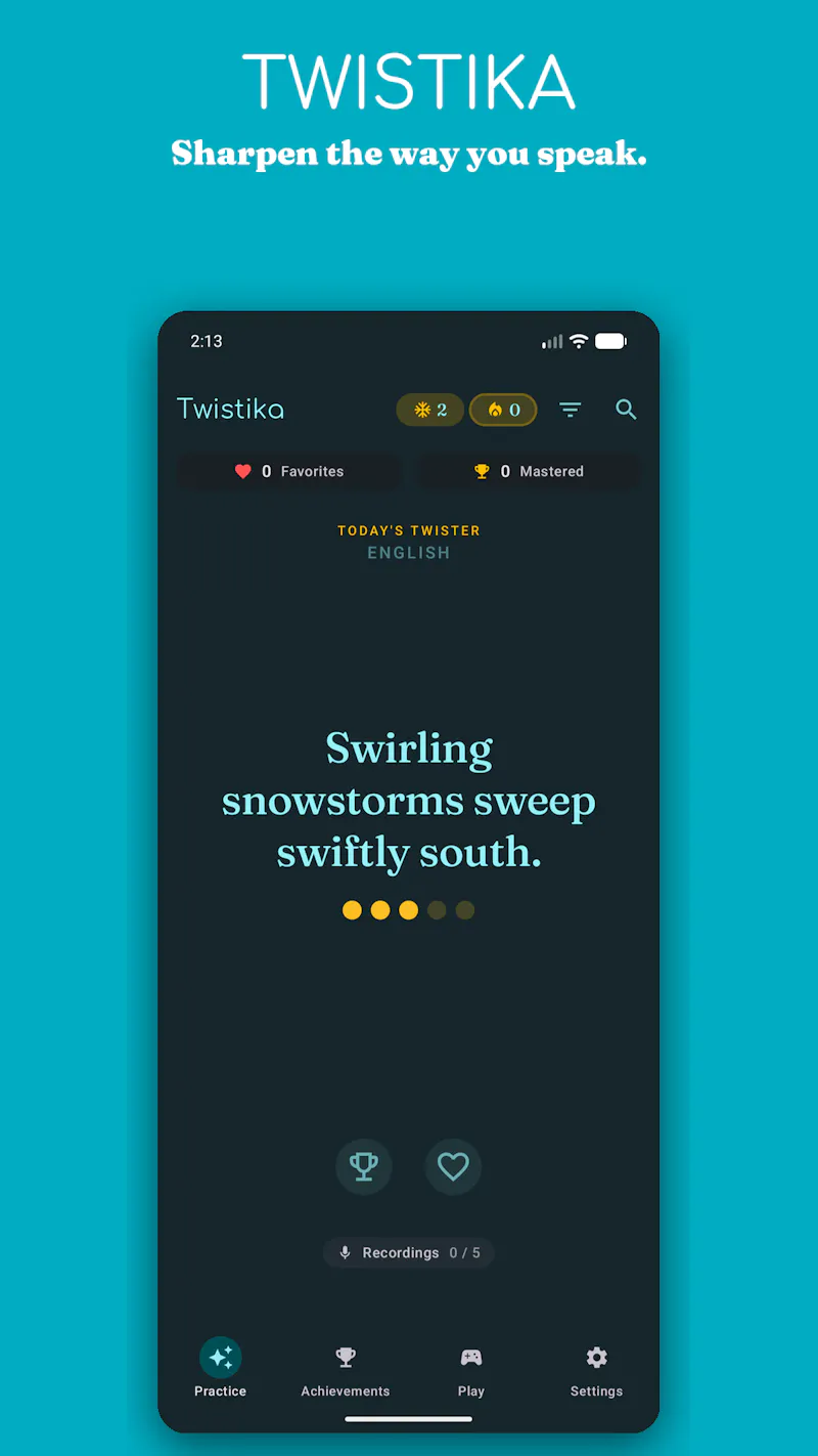 Twistika:Speak Clearly screenshot 2
