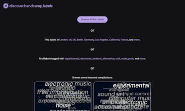 DiscoverBandcampLabels gallery image