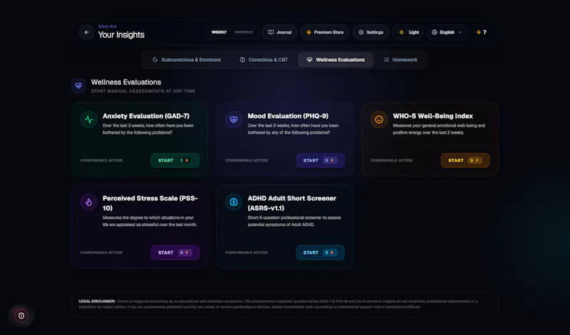 Oneira screenshot 4