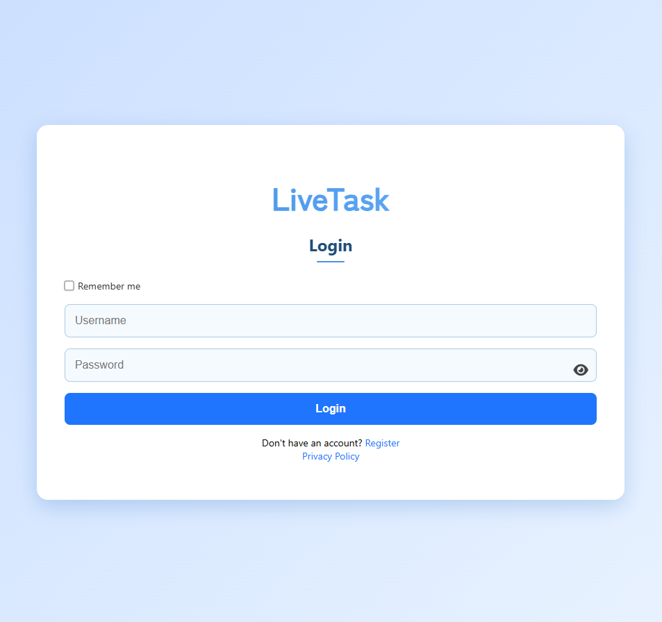LiveTask - A super simple task manager with kind chatGPT. media 1