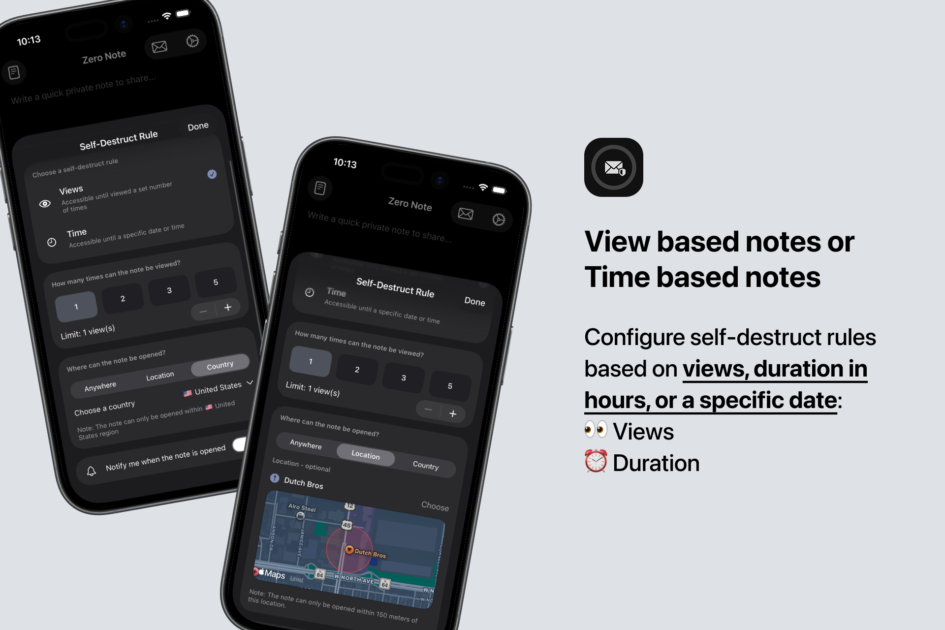 Zero Note: Self-destructible notes gallery image