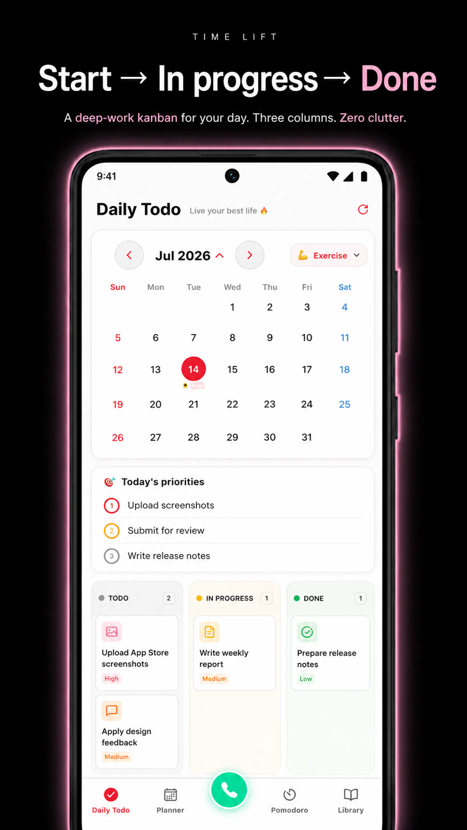 TimeLift — Voice AI Planner: Speak It.  screenshot 8
