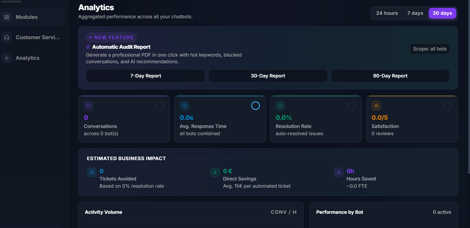 Octobot - Screenshot 3 showing product features and functionality