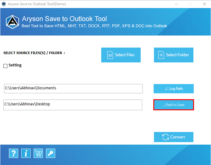 Aryson Simpan ke Alat Outlook media 4