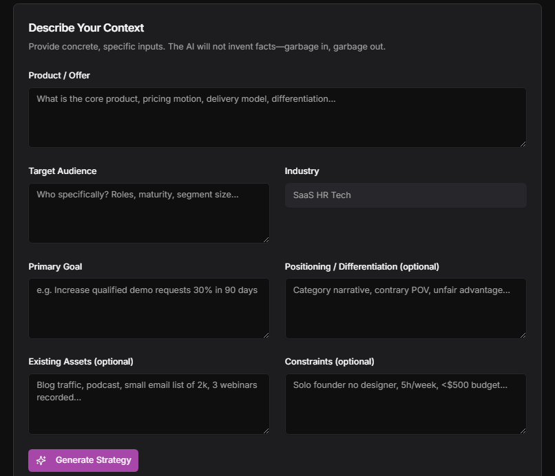 Intentora - Screenshot 4 showing product features and functionality