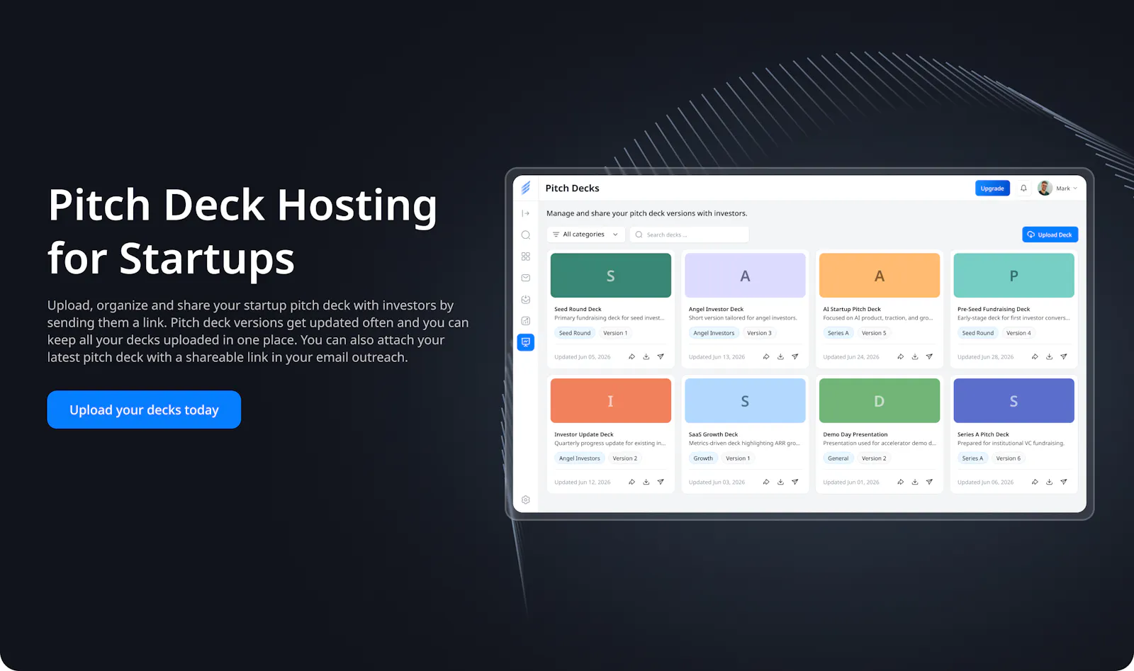 Pitch Deck Hosting screenshot 1