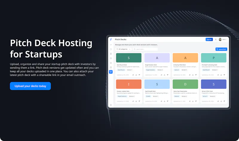 Pitch Deck Hosting screenshot 1