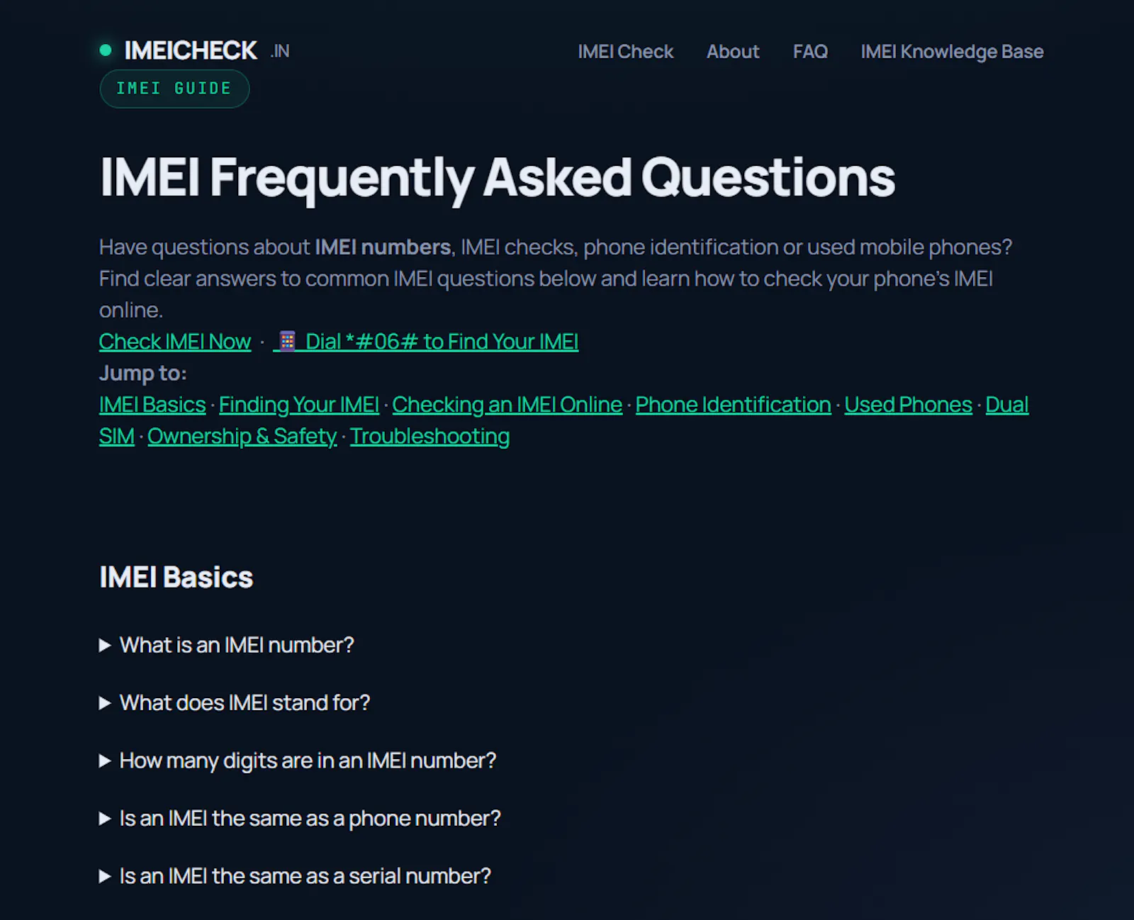 IMEICHECK.IN screenshot 2