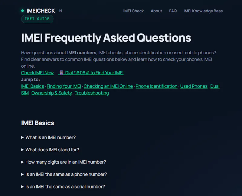IMEICHECK.IN screenshot 2