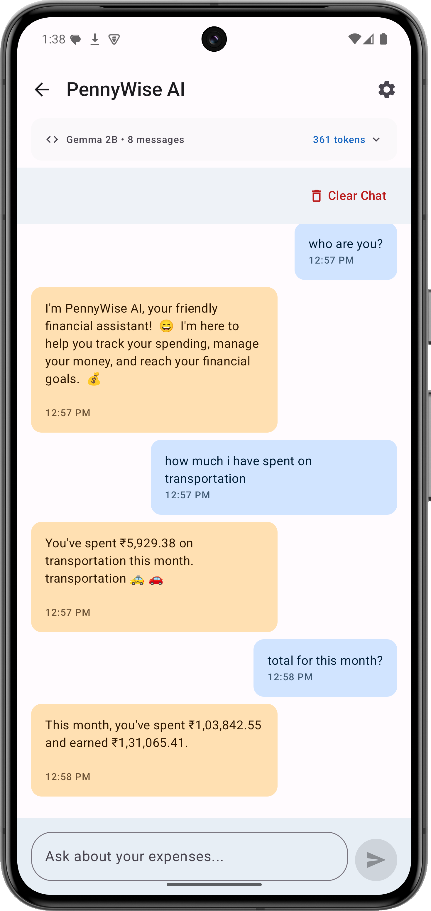 Media Pennywise - Ngân sách bảo mật đầu tiên - Biến SMS ngân hàng thành những hiểu biết chi phí, ngoại tuyến 100% 3