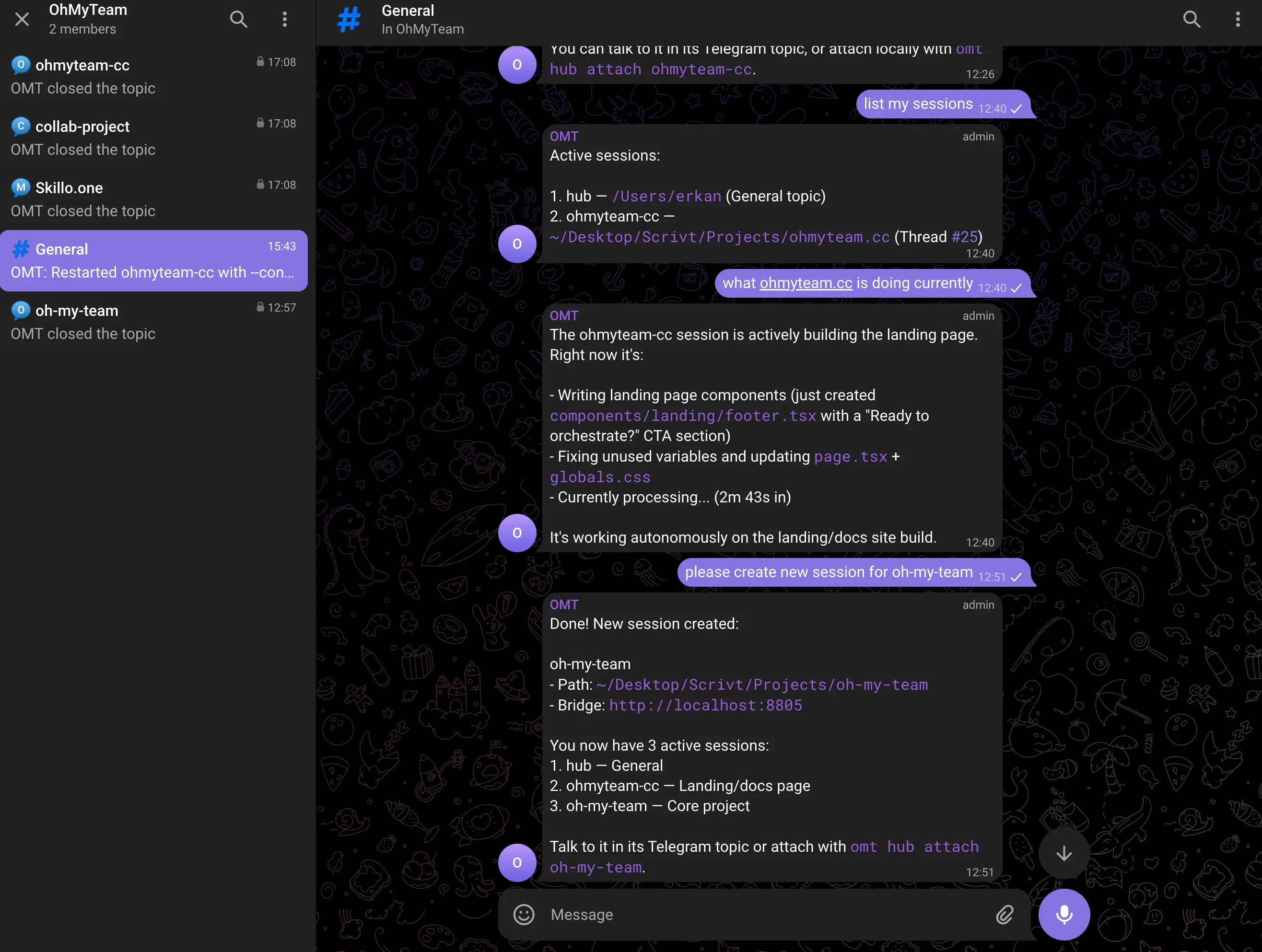 Oh My Team screenshot 2