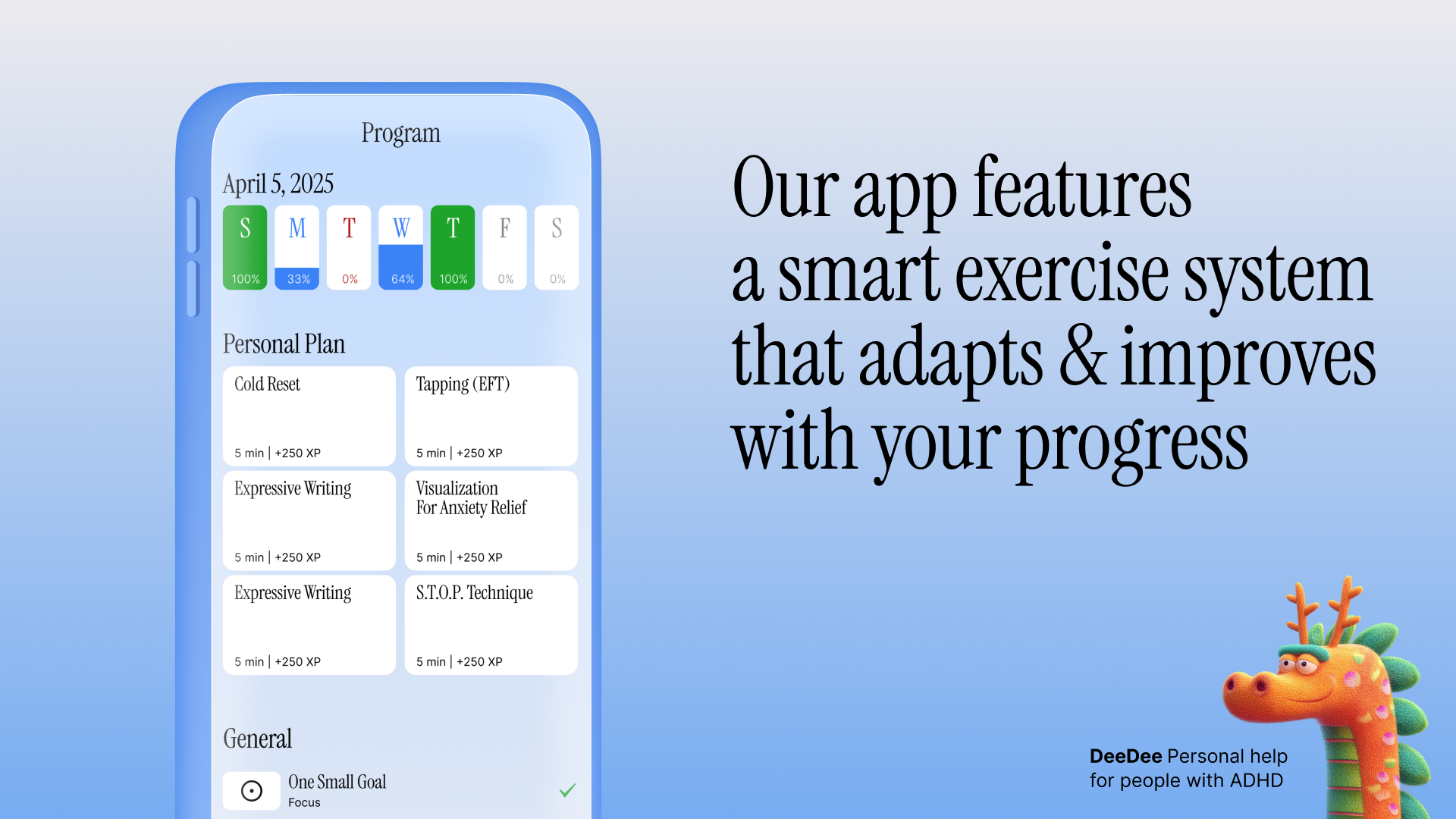Deedee - ADHD personal helper - Screenshot 3 showing product features and functionality