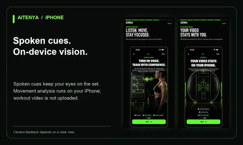 AITENYA: AI Personal Trainer screenshot 1