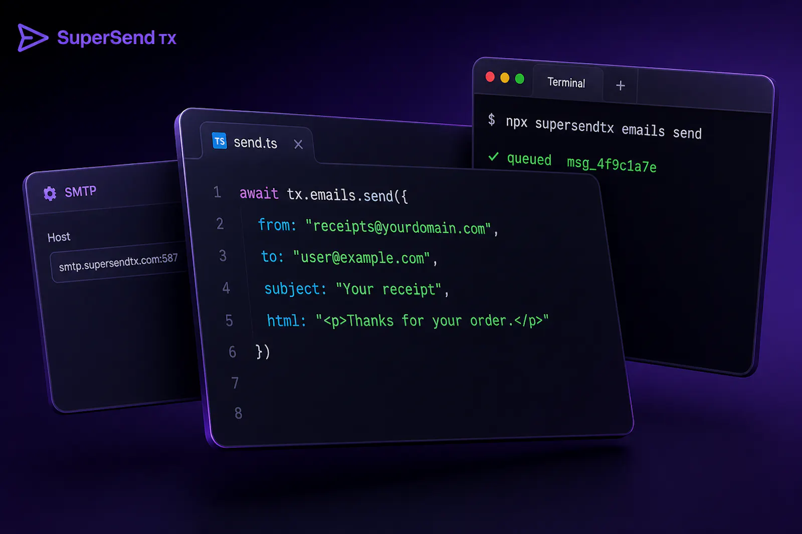 SuperSend TX screenshot 4