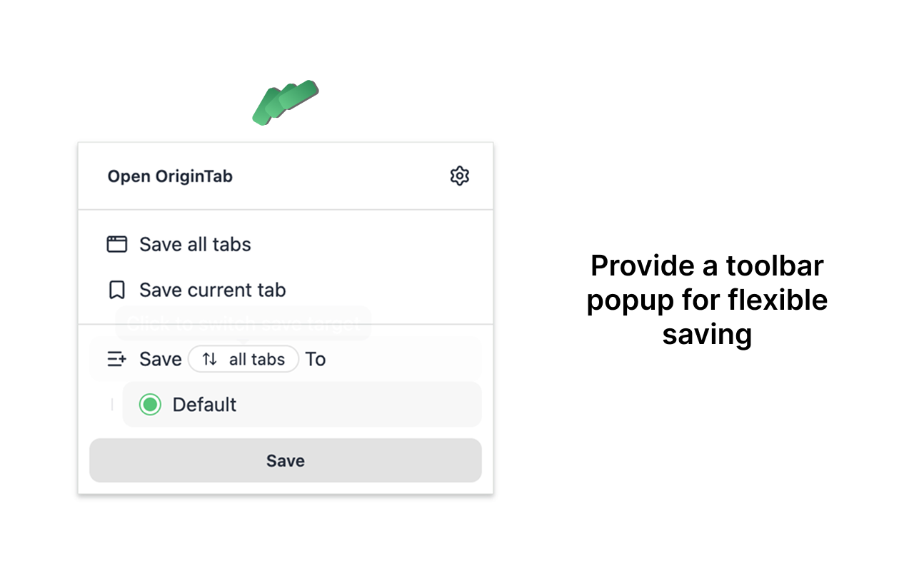 OriginTab - Save Your Tabs gallery image
