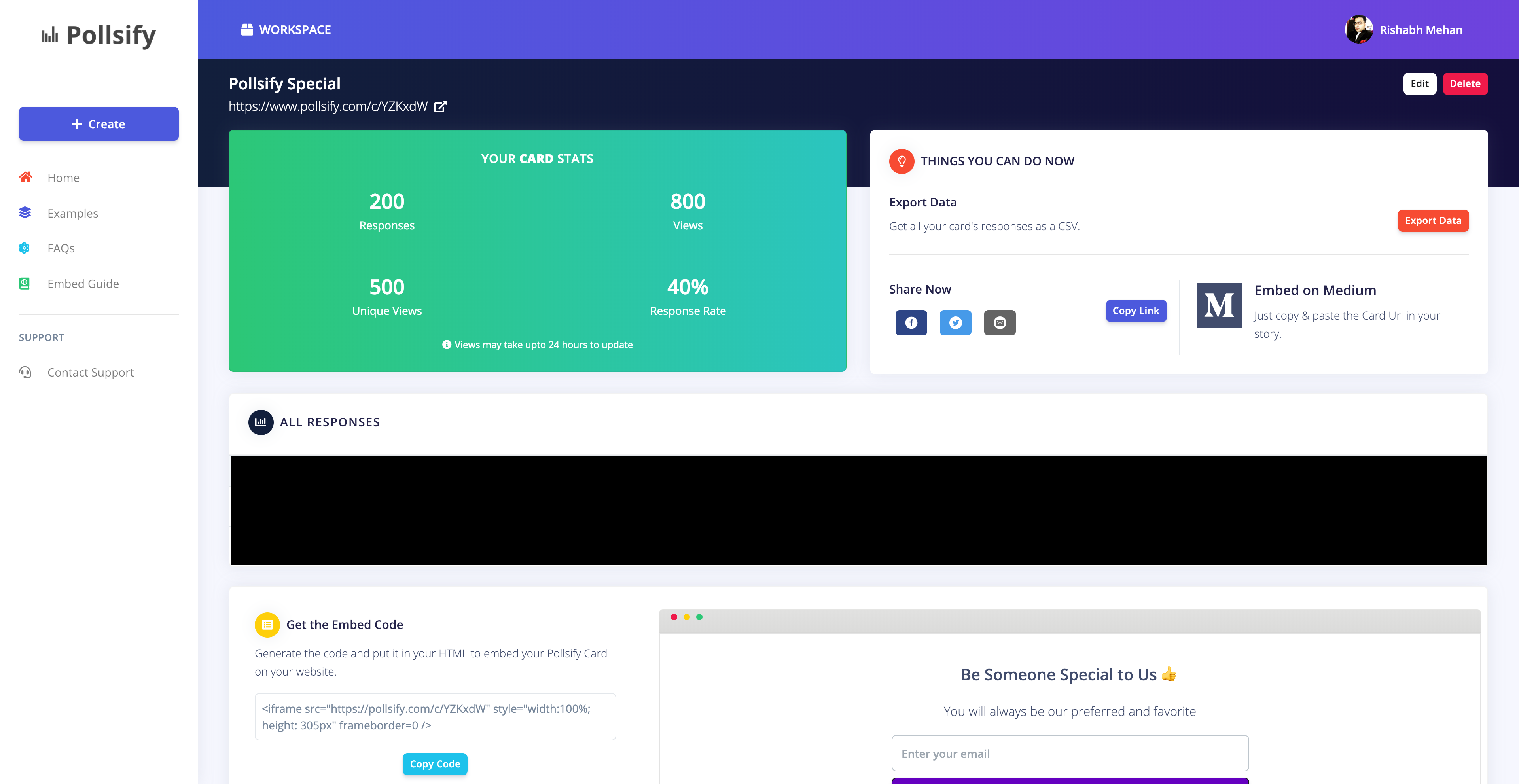 Polls & Forms - Embed on Medium & more gallery image