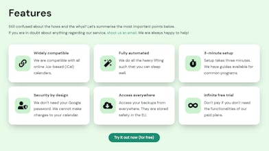 BackupMyCalendar gallery image