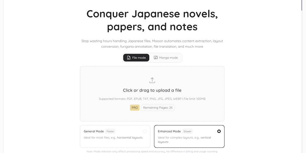 Mooon: One-step Japanese Document Processing Engine | Product Hunt