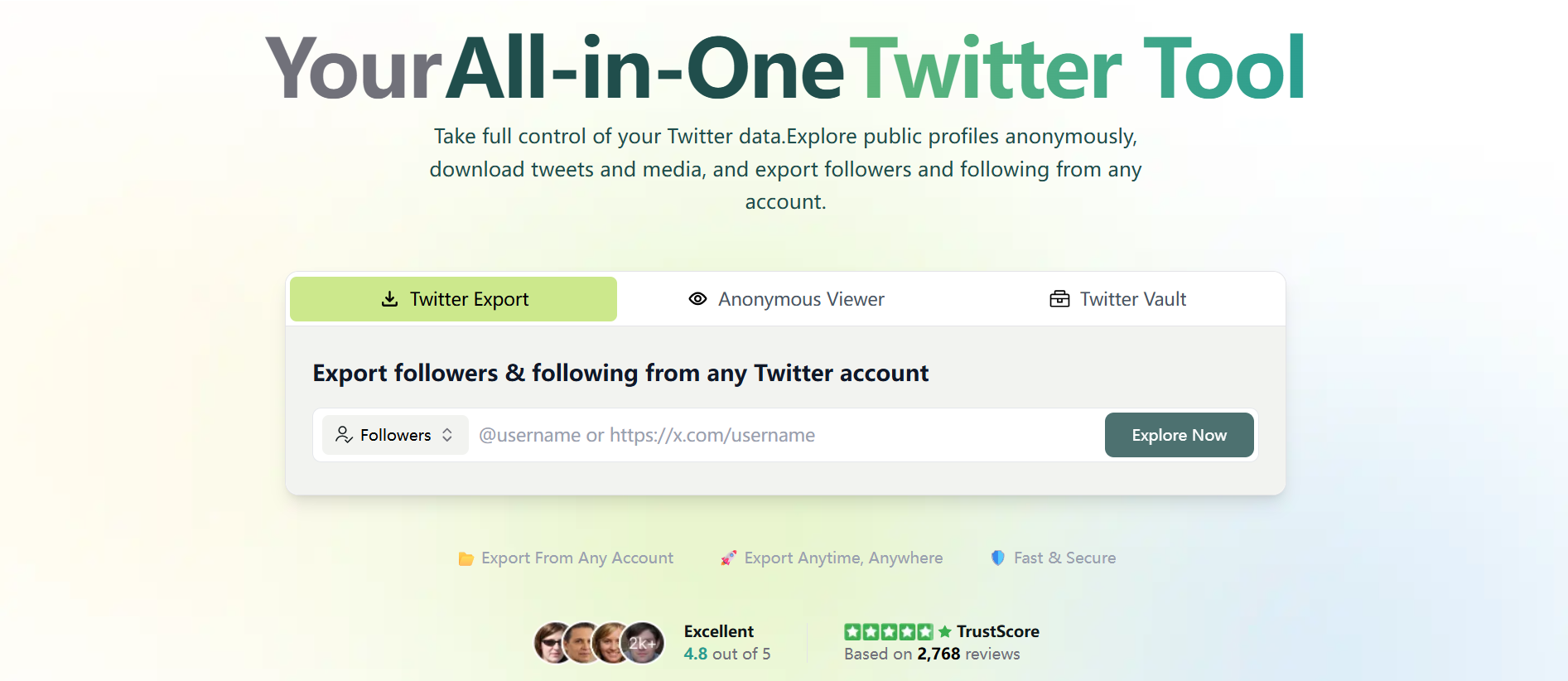All-in-One Twitter Tool | ArchivlyX gallery image