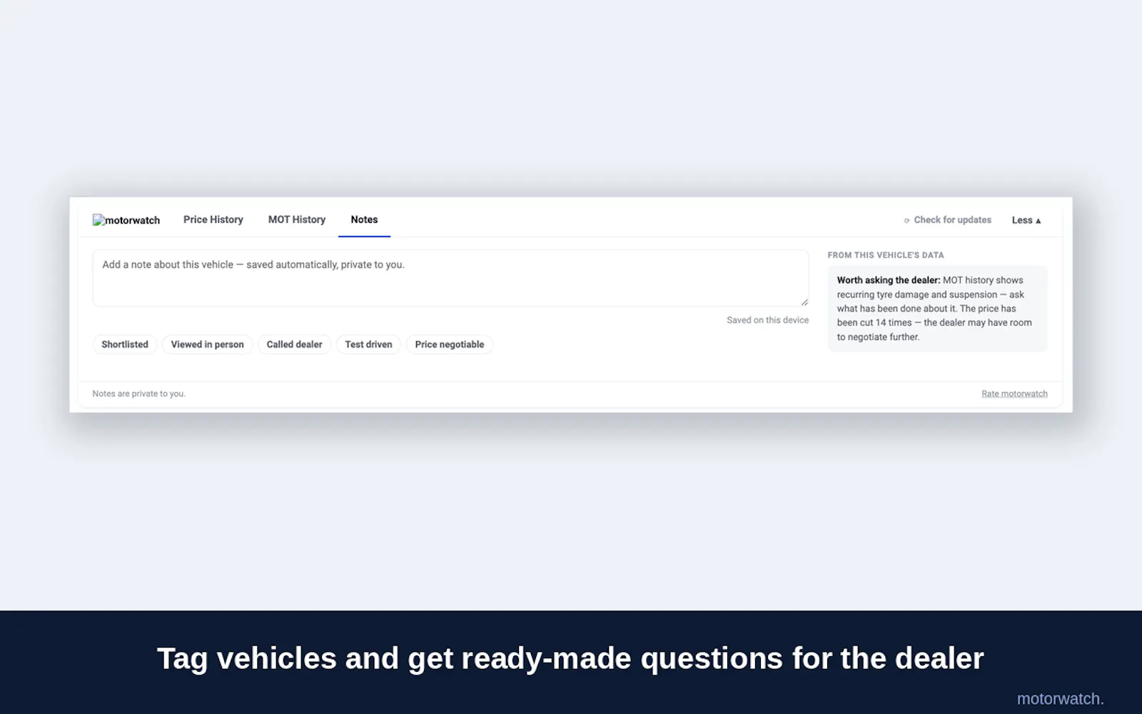 Motorwatch - car price tracker screenshot 4