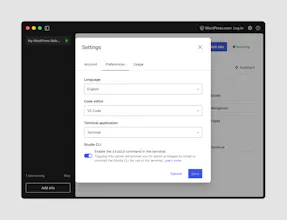 WordPress Studio CLI gallery image