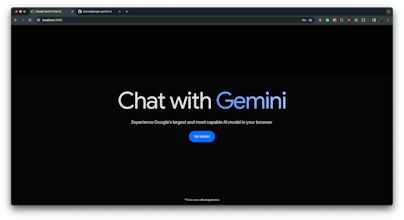 Google Gemini Web Chat - Open Source gallery image