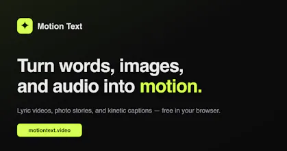 Motion Text gallery image